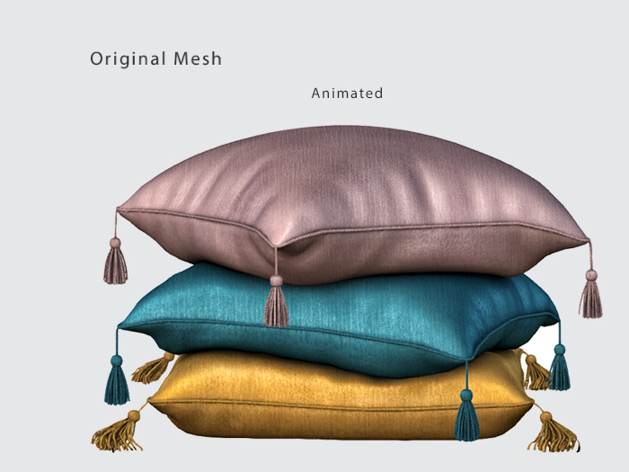 ACORN Tassle Cushion Stack -07
