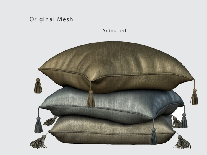 ACORN Tassle Cushion Stack -09