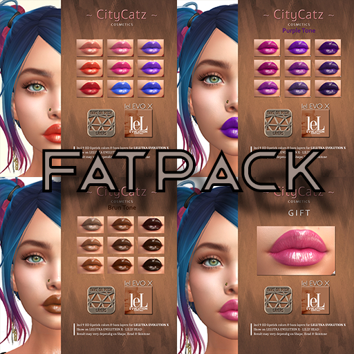 ~ CityCatz ~ LeLUTKA EvoX Lipstick - FATPACK