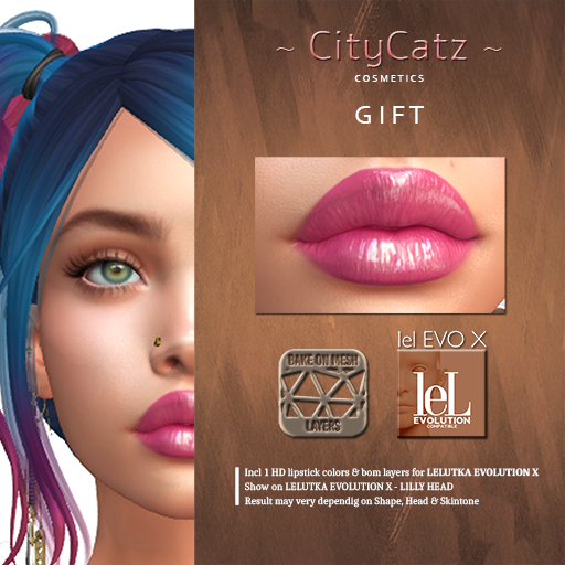 ~ CityCatz ~ LeLUTKA EvoX Lipstick GIFT