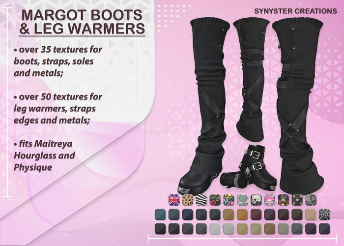 [Syn] Margot Boots & Leg Warmers