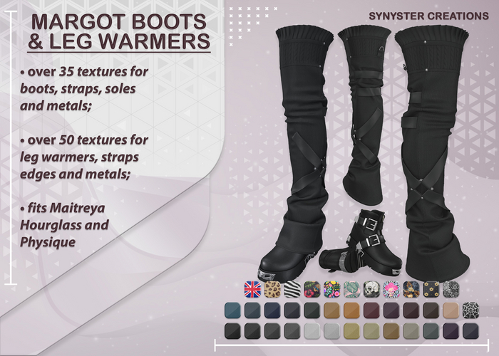 [Syn] Margot Boots & Leg Warmers FREE TRIAL