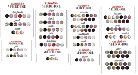 Second Life Marketplace - CURELESS[+] Melodic Doll FULL SET BLACK W/2 ...