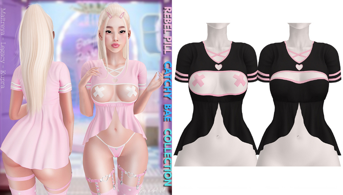 Rebelpill - Catchy Bae Collection Dress Onix