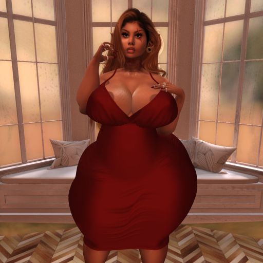 *Kc* DaBoss Dress * Red* KupraBimbo