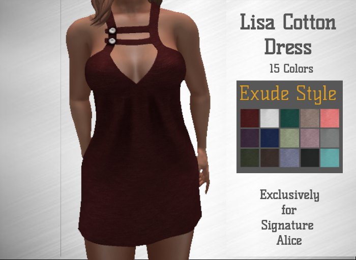 !! Exude Style !! Lisa Cotton Dress for Signature Alice