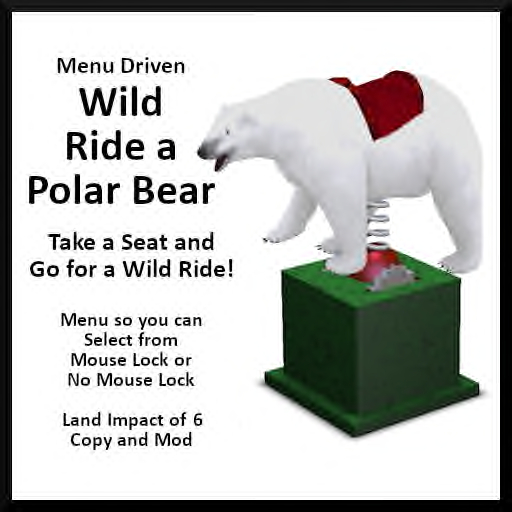 Menu Driven Wild Ride a Polar Bear