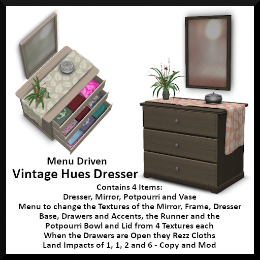 Menu Driven Rustic Log Dresser Set