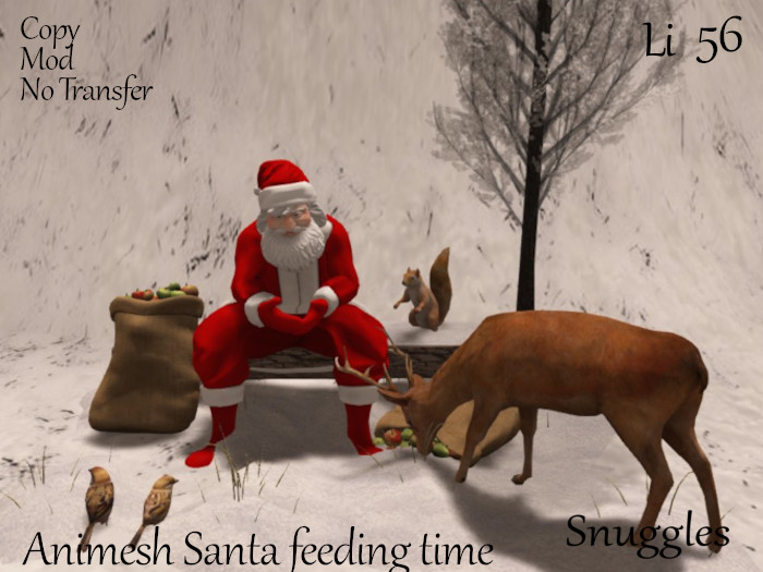 Animesh Santa feeding time v21 By Snuggles 