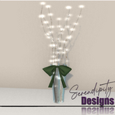Serendipity Designs - Aspen Holiday Twigs in Vases 