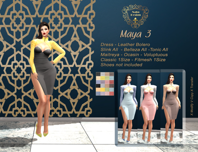 Nala Design - Maya Outfit 3 -  Mesh/Classic Bodies