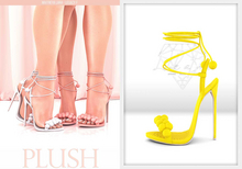 Look At Me. Plush : Heels - yellow