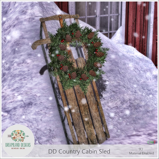 DD Country Cabin Sled/ADD