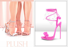 Look At Me. Plush : Heels - fuchsia