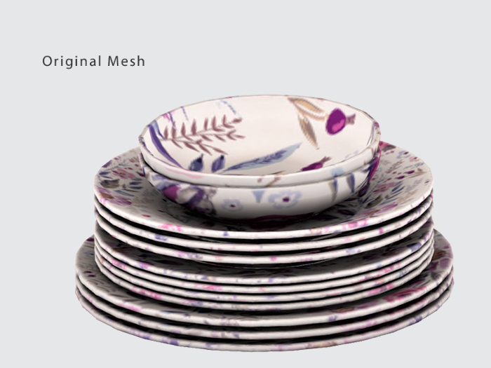 ACORN Small Plate Stack -Floral