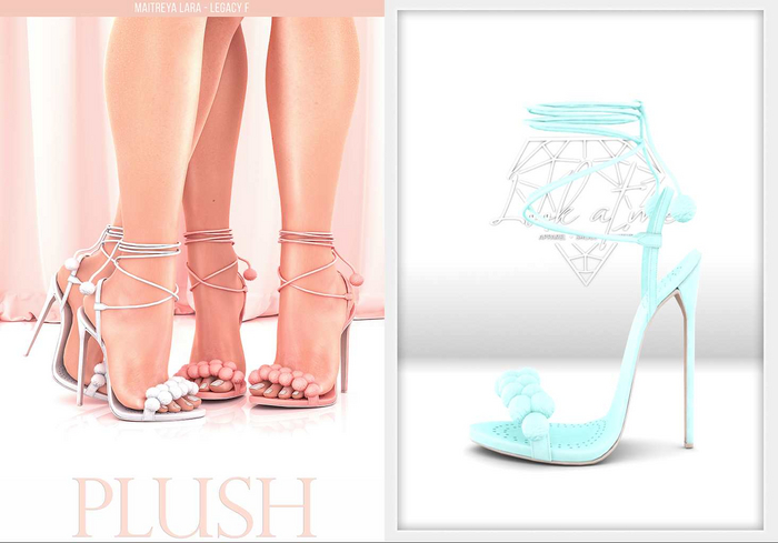 Look At Me. Plush : Heels - blue