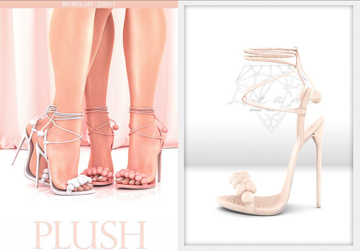 Look At Me. Plush : Heels - beige