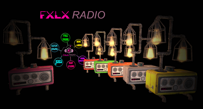 FREE RADIO - FxLx RADIO  [pink]