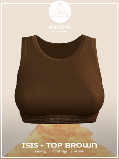 Kheops /\ ISIS SET - Top - Brown