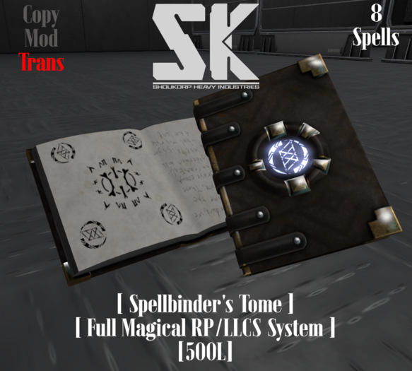 [SK] Spellbinder's Tome and Magic System 