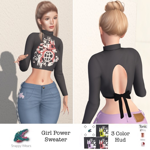 Snappy \\ Girl Power Sweater
