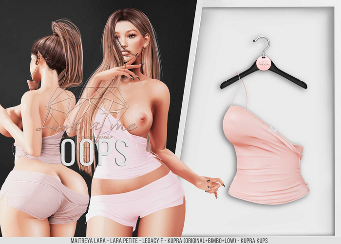 Look At Me. Oops : Top - peach