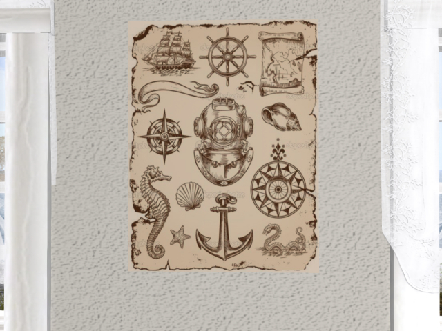 Vintage Nautical Picture