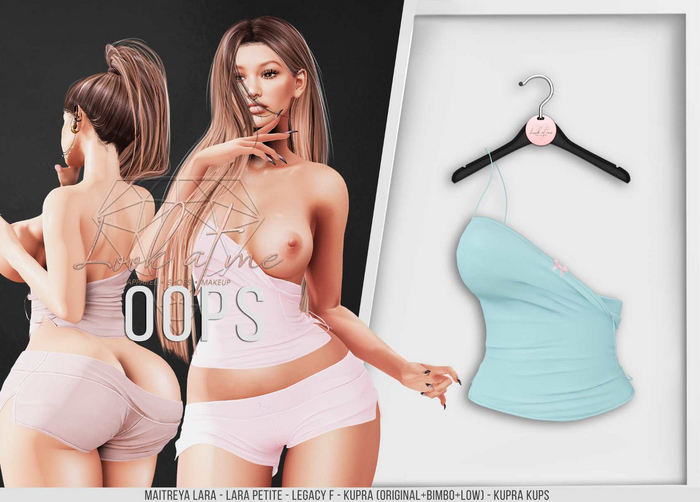 Look At Me. Oops : Top - blue