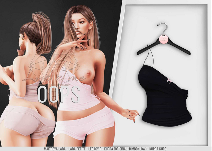 Look At Me. Oops : Top - black