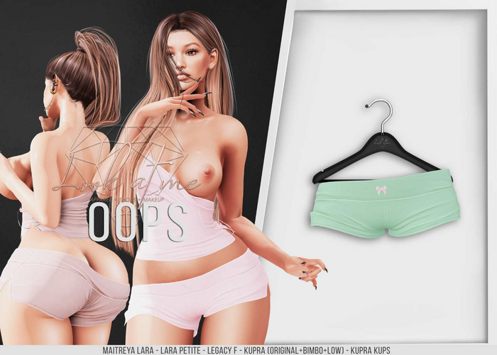 Look At Me. Oops : Shorts - mint