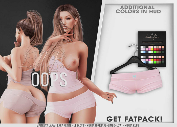 Look At Me. Oops : Shorts - FATPACK