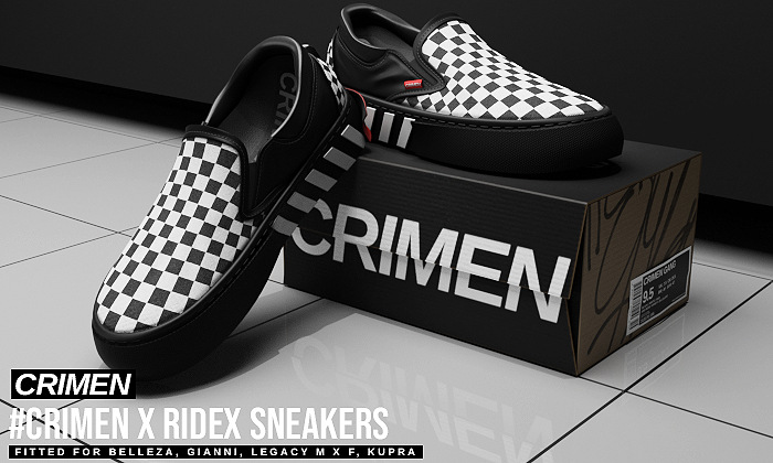 #CRIMEN X RIDEX SNEAKERS "CUBE"