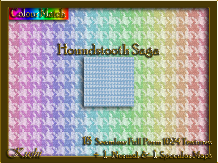 Houndstooth Saga Seamless Texture Set