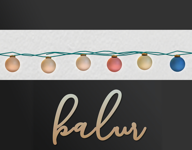 Balur - Christmas String Balls 02 