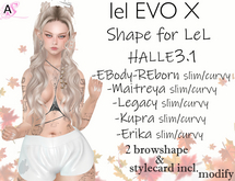 LUANA-Shape for LeLUTKA HALLE Head 3.1