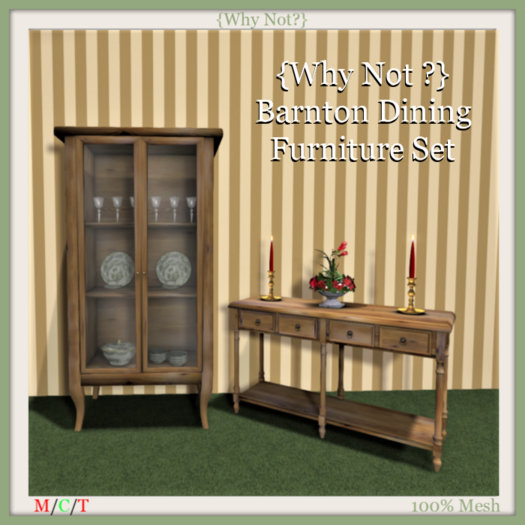 {Why Not ?} Barnton Dining Furniture Set-Boxed
