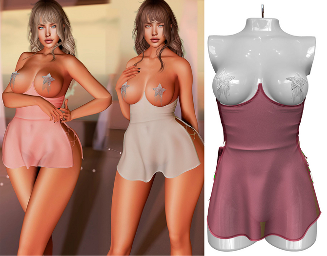 RUVER-Dress :: Kristy - Raspberries