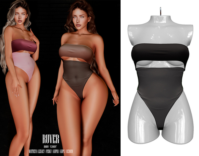 RUVER-Body :: Candy - Black