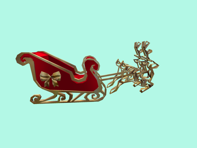 Christmas Sled - Full perm