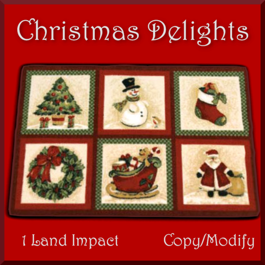 Christmas Squares Rug