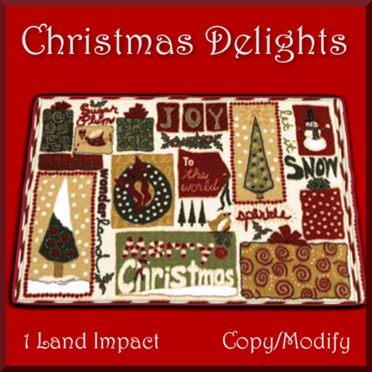 Christmas Doodles Rug