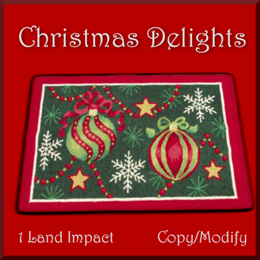 Christmas Baubles Rug