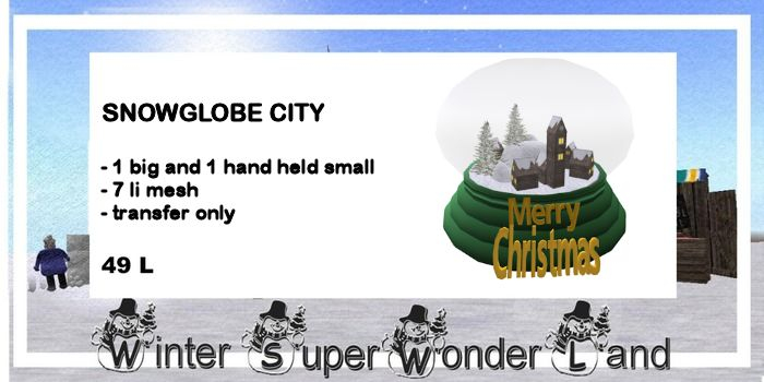 snowglobe city