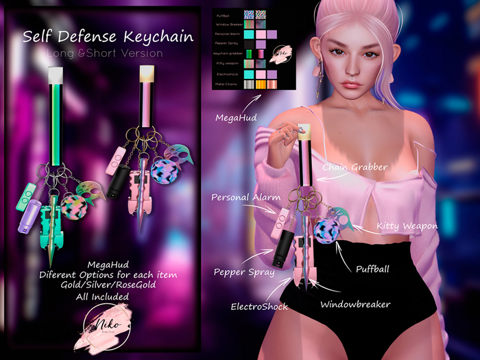 Niko* Self Defense Keychain Unpacker