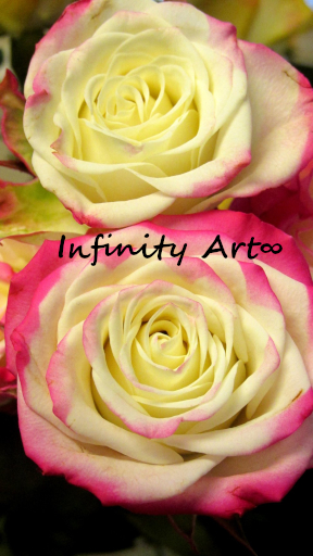 ~AFC~ Infinity Art: Twin Blushing Roses