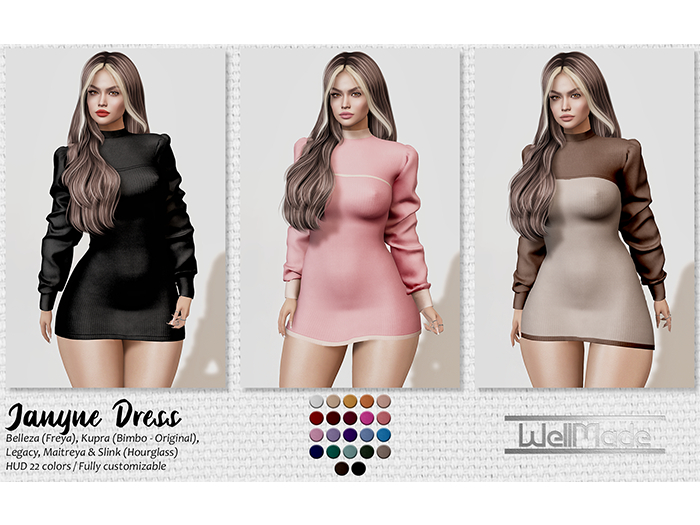 [WellMade] Janyne Dress
