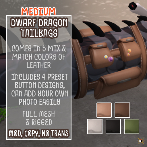 *Helios* DD Tailbags (MEDIUM)