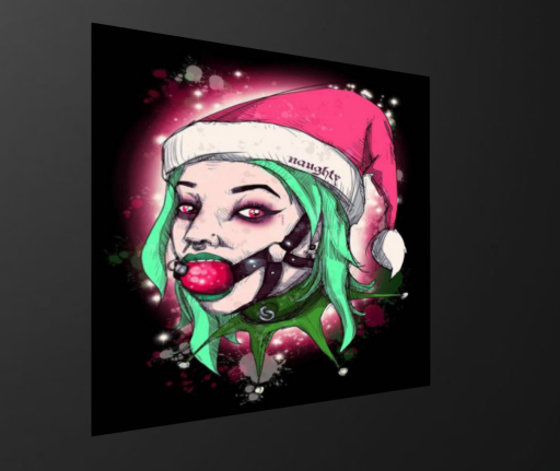 Wall- Naughty Elf