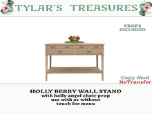 .:TT:.  HOLLY BERRY WALL STAND  add me