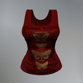 Red Butterfly Belleza Tank Top